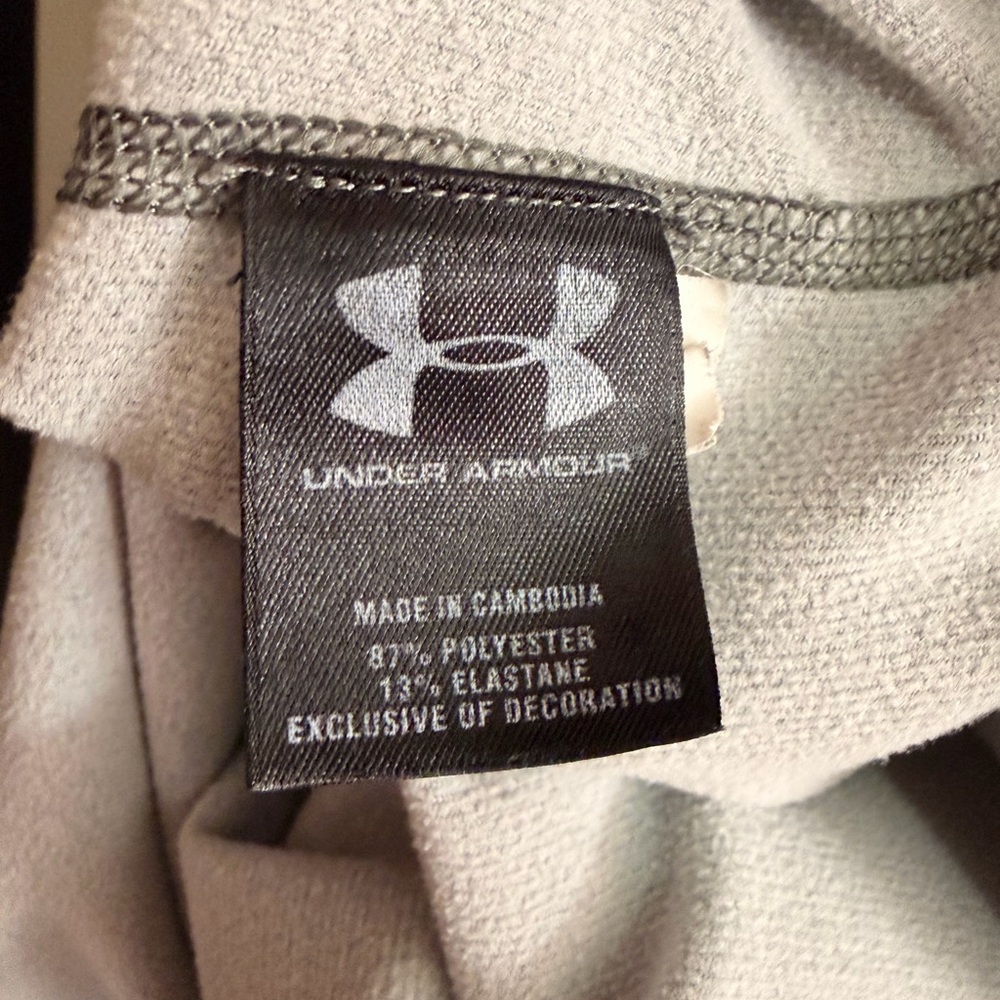 Under Armour fitted cold gear Men's Gray Long Sleeve Shirt - Picture 6 of 6
